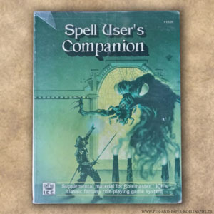 Hier siehst Du die Titelseite des Spell User's Companion aus dem Jahr 1991.