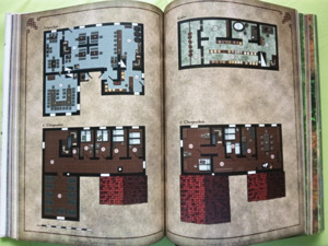 Die Pen-and-Paper Karte zeigt den Grundriss der Gaststätte und Herberge Dimian-Hof in der Stadt Aran der Fantasy Welt.