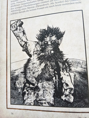 Die Abbildung im Stile eines Vintage-RPGs zeigt einen zornigen Troll vor dem Eingang seiner Höhle.