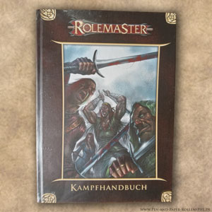 Rolemaster Kampfhandbuch (RMFRP) – Cover mit Kriegern und Magierin